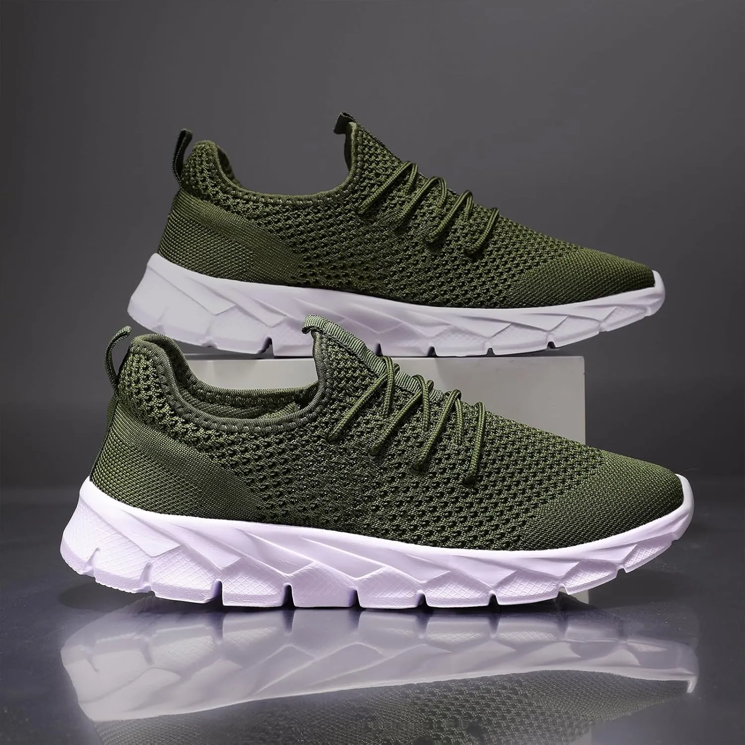 Mens Running Shoes Fashion Sneakers Tennis Walking Shoes Lightweight Athletic Gym Workout Shoes