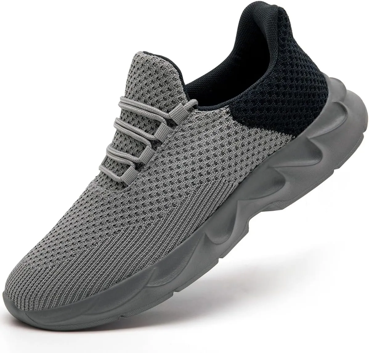 Mens Running Tennis Casual Walking Shoes Anti Slip Comfortable Lightweight Breathable Fashion Sneakers Non Slip Workout Gym Shoes for Running