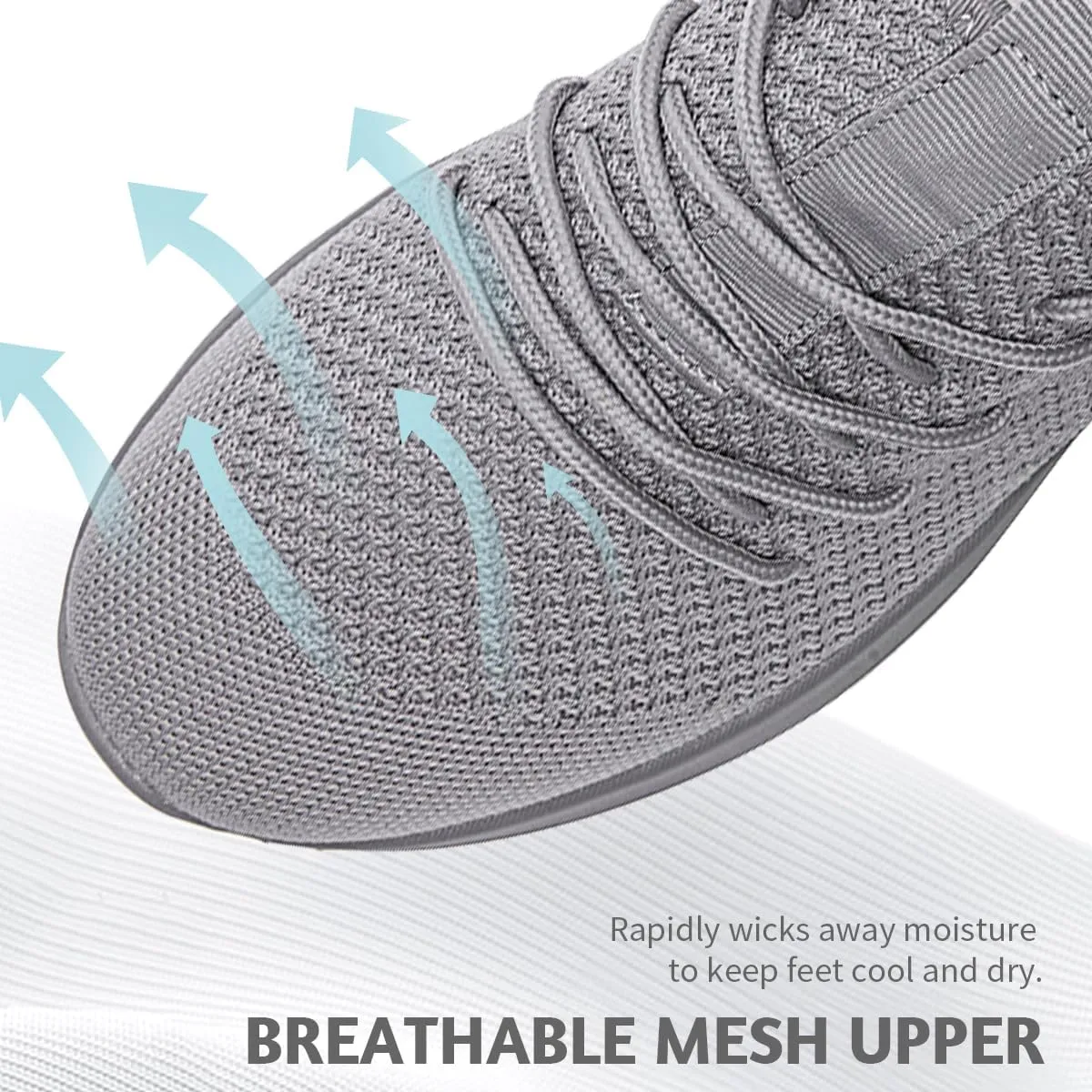 Men's Running Walking Shoes Sneakers Tennis Fitness Athletic Shoes Non Slip On Sports Casual Workout Shoe Lightweight Comfortable Gym Fashion Breathable Mesh Trainer