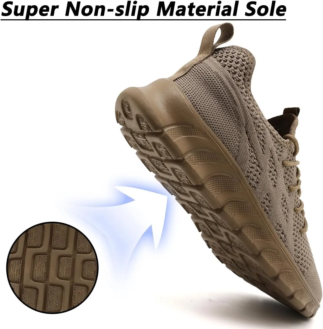 Men's Shoes Running Road Walking Sneakers Sports Athletic Workout Gym Shoes Casual Comfortable Breathable Fashion