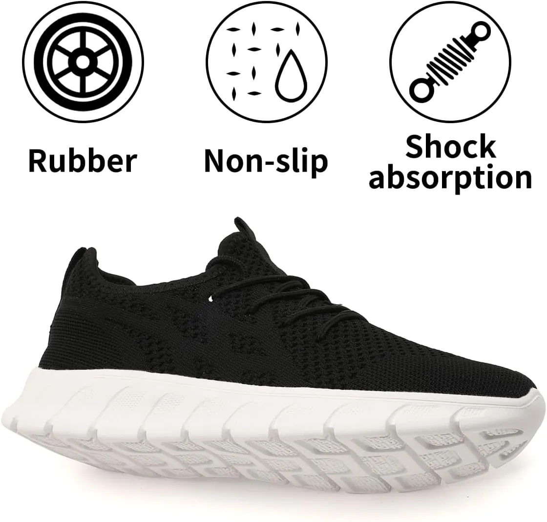 Men's Shoes Running Road Walking Sneakers Sports Athletic Workout Gym Shoes Casual Comfortable Breathable Fashion