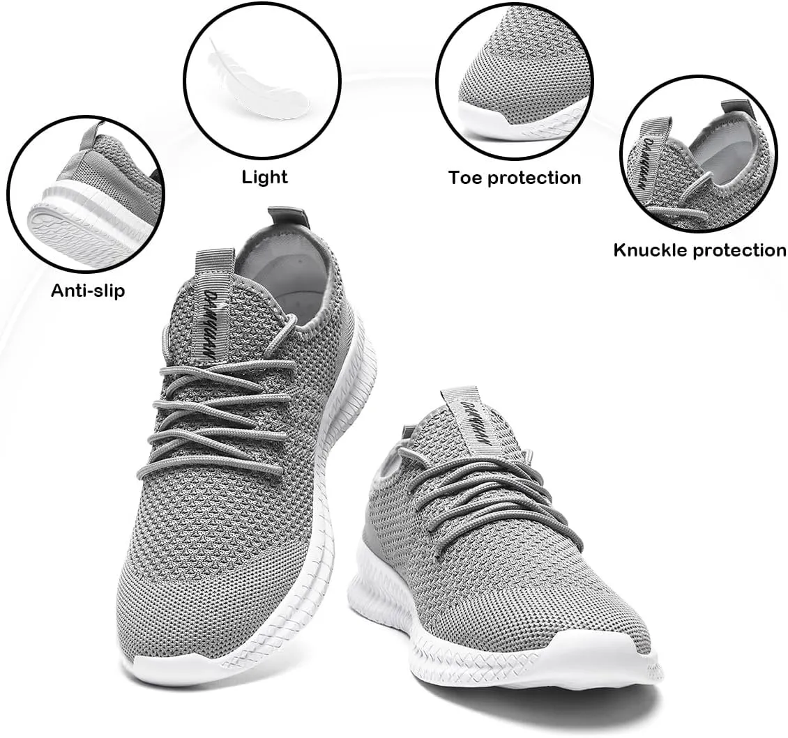 Men's Shoes Running Walking Sneakers Casual Tennis Slip on Shoes Lightweight Breathable Fashion Comfortable Workout Athletic for Shoes Gym Sport