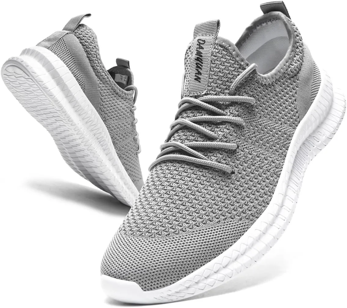 Men's Shoes Running Walking Sneakers Casual Tennis Slip on Shoes Lightweight Breathable Fashion Comfortable Workout Athletic for Shoes Gym Sport