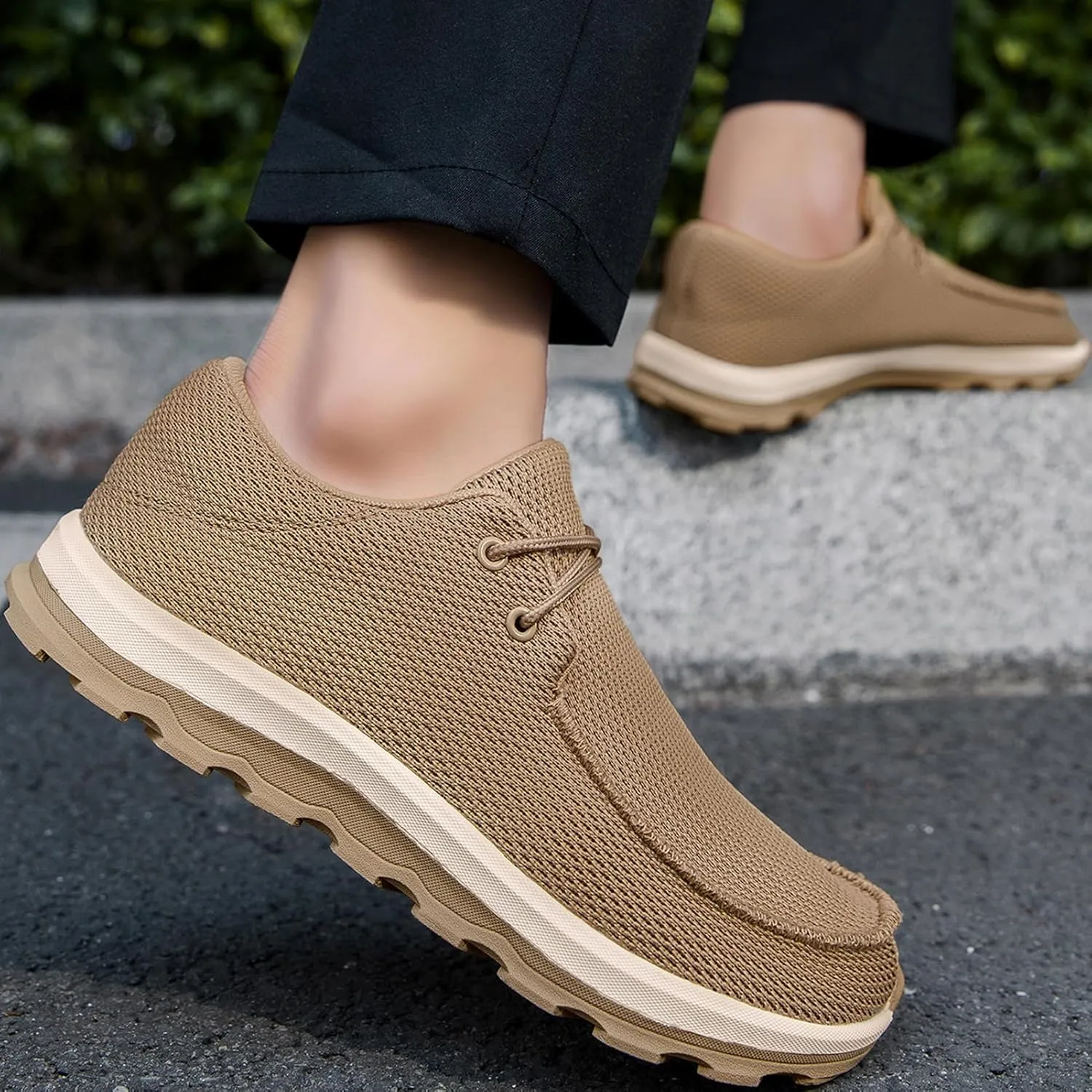 Mens Slip On Shoes Walking Loafers Casual Business Dress Wide Toe Box Sneakers Comfortable Trail Running Workout Tennis Gym Shoes
