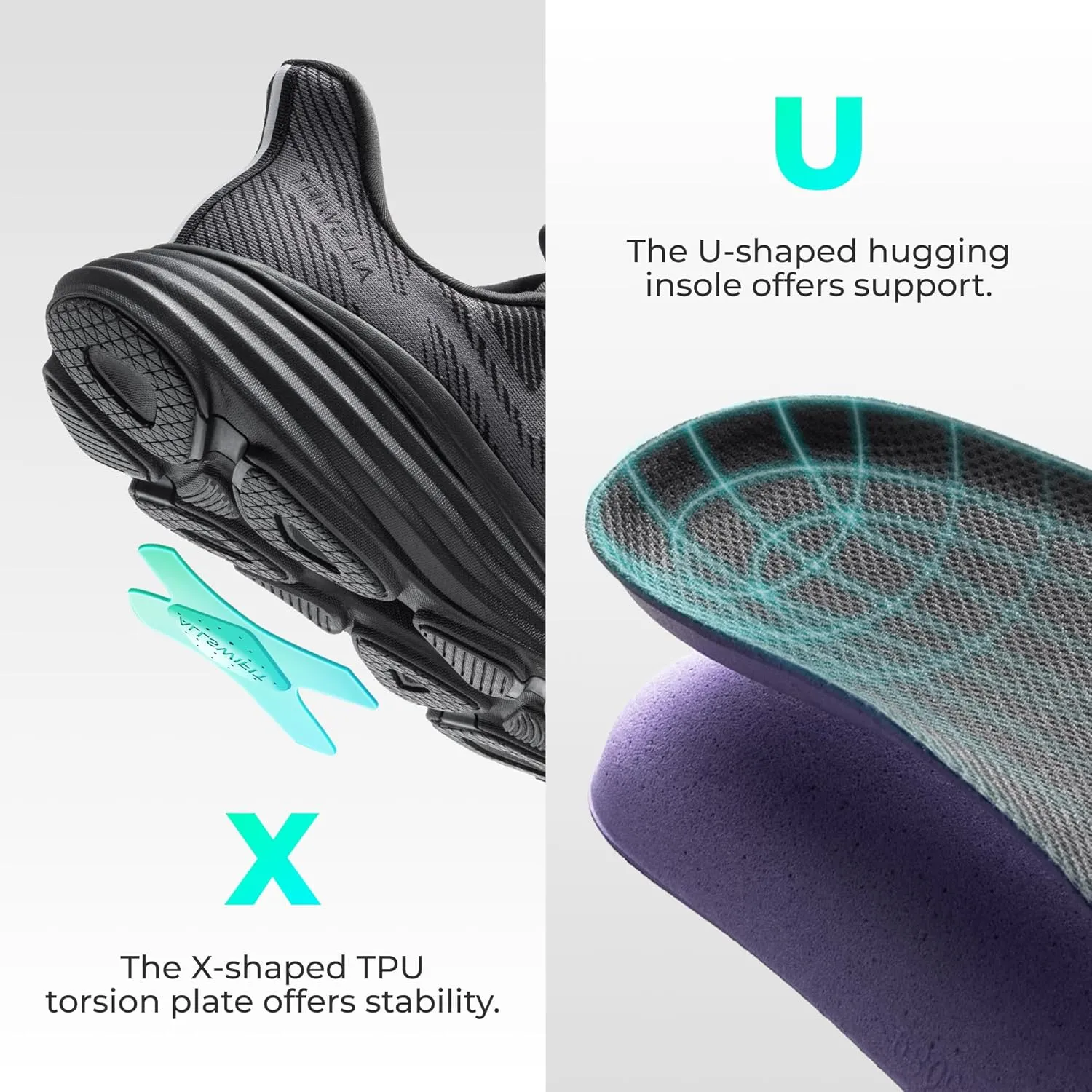 Men's Slip On Walking Shoes Hands-Free Cushion Running Tennis Non-Slip Comfortable Workout Gym Athletic Breathable Fashion Sneakers