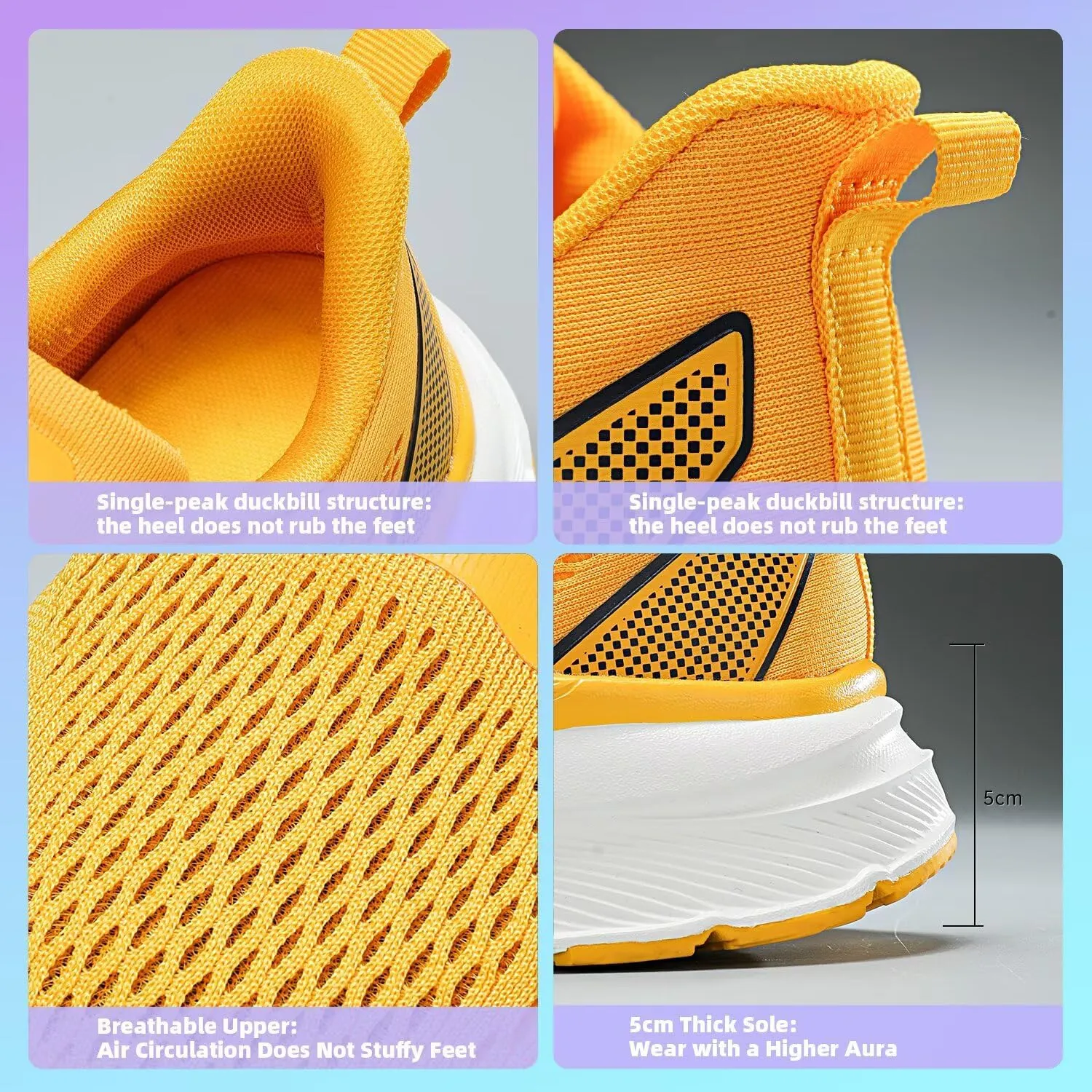 Mens Wide Walking Shoes Soft Sole Non Slip Running Comfortable Tennis Breathable Athletic Gym Workout Sport Sneakers