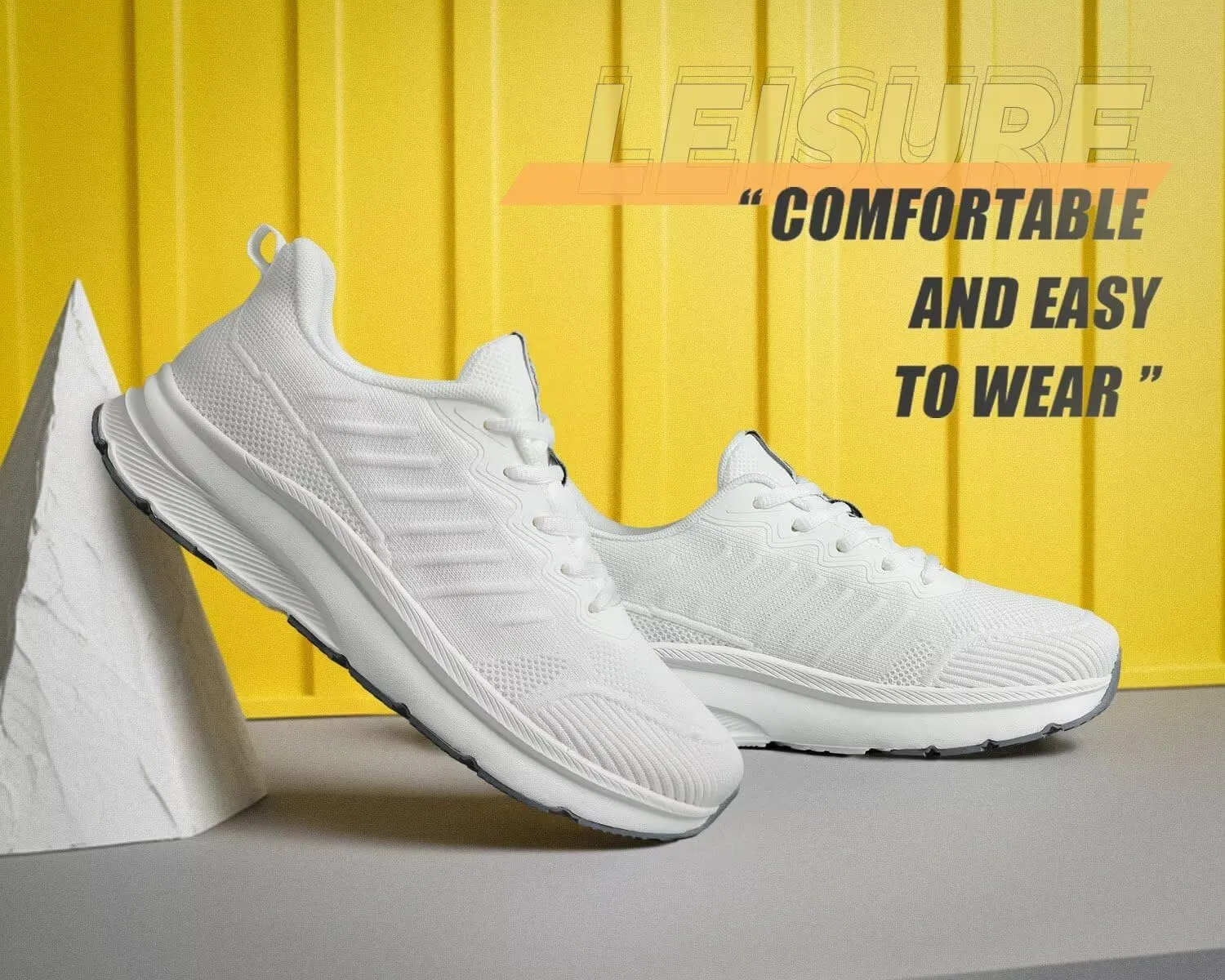 Mens Wide Walking Shoes Soft Sole Non Slip Running Comfortable Tennis Breathable Athletic Gym Workout Sport Sneakers
