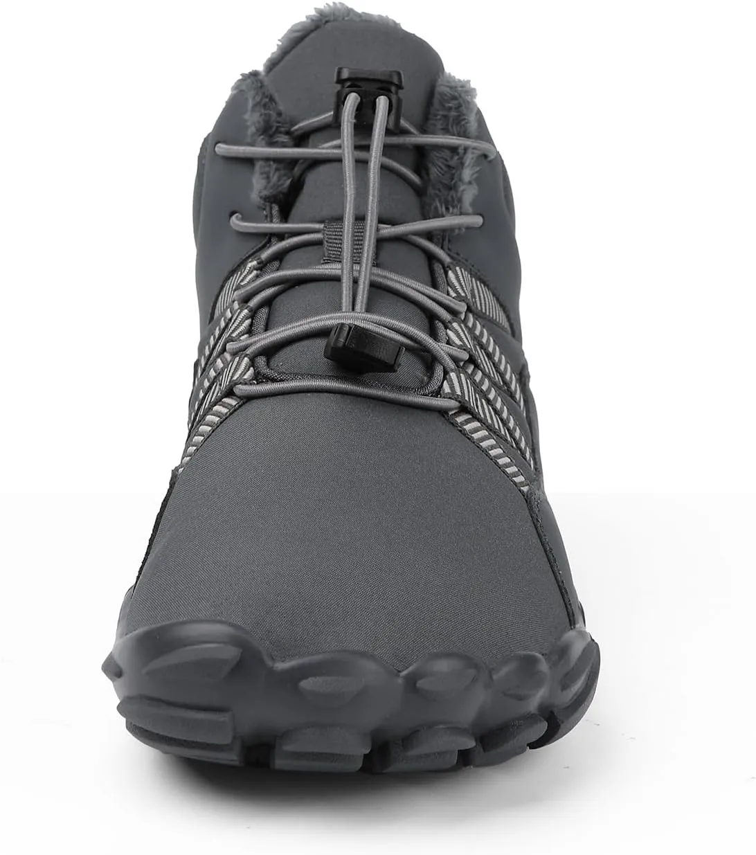 Men's Women's Winter Barefoot Hiking Boots, Slip On Warm Zero Drop Snow Boot, Wide Toe Box Ankle boots, Minimalist Waterproof Shoes, Five Finger Sneakers Hike Shoes for Hiking Walking Outdoor Unisex