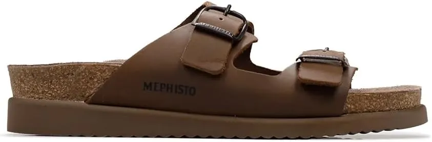Mephisto Womens Harmony Nubuck Dark Brown Sandals 10 US
