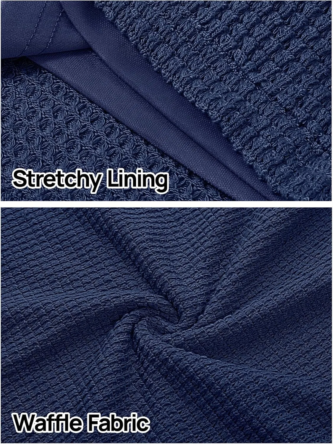 MEROKEETY Women's Summer Mini Sundress Casual Waffle Knit Square Neck Drawstring Beach Tank Dresses