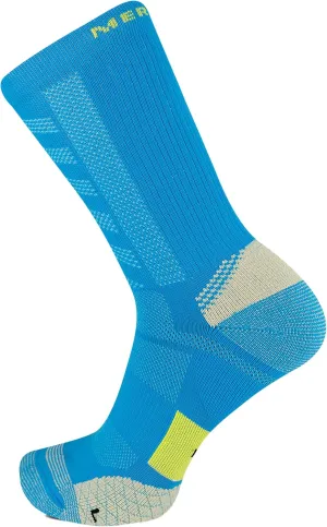 Merrell Men's and Women's Trail Running Cushioned Socks-1 Pair Pack-Unisex Anti-Slip Heel & Arch Compression