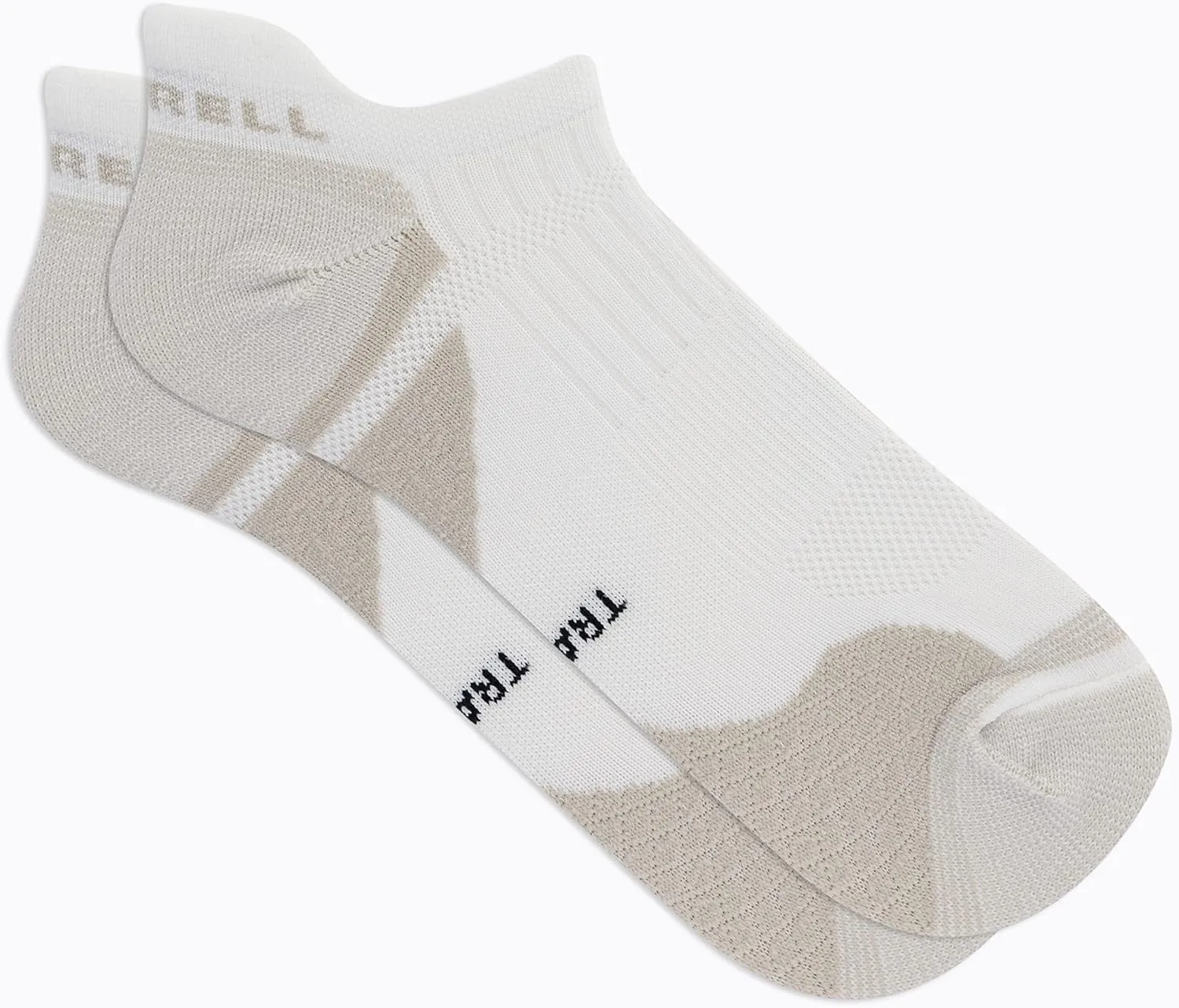 Merrell Men's and Women's Trail Running Cushioned Socks-1 Pair Pack-Unisex Anti-Slip Heel & Arch Compression