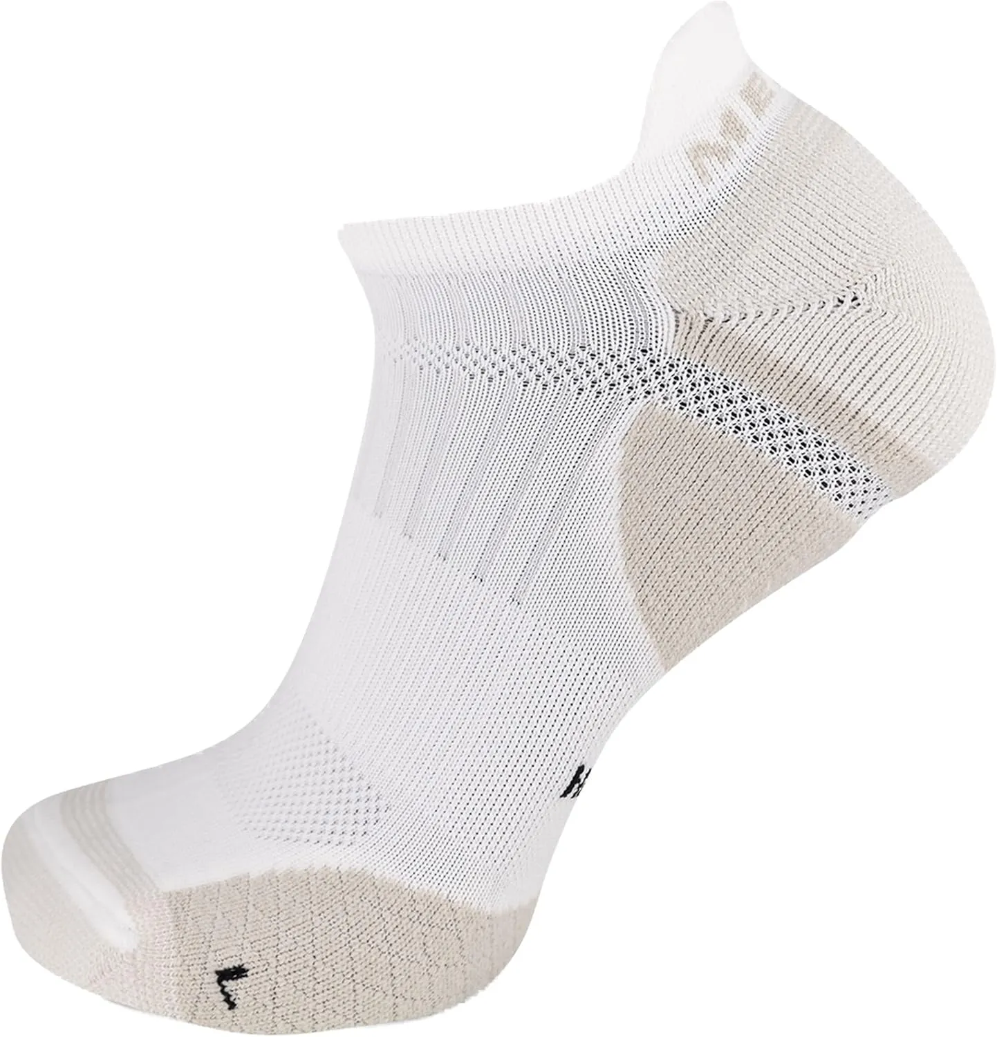 Merrell Men's and Women's Trail Running Cushioned Socks-1 Pair Pack-Unisex Anti-Slip Heel & Arch Compression
