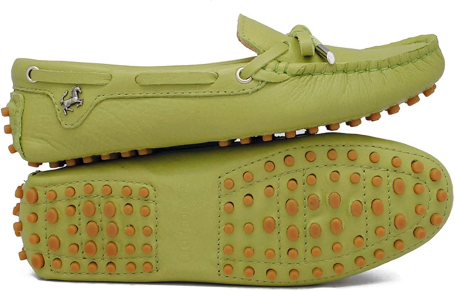 Minishion Boat Shoes for Women Comfortable Leather Loafers YB96010