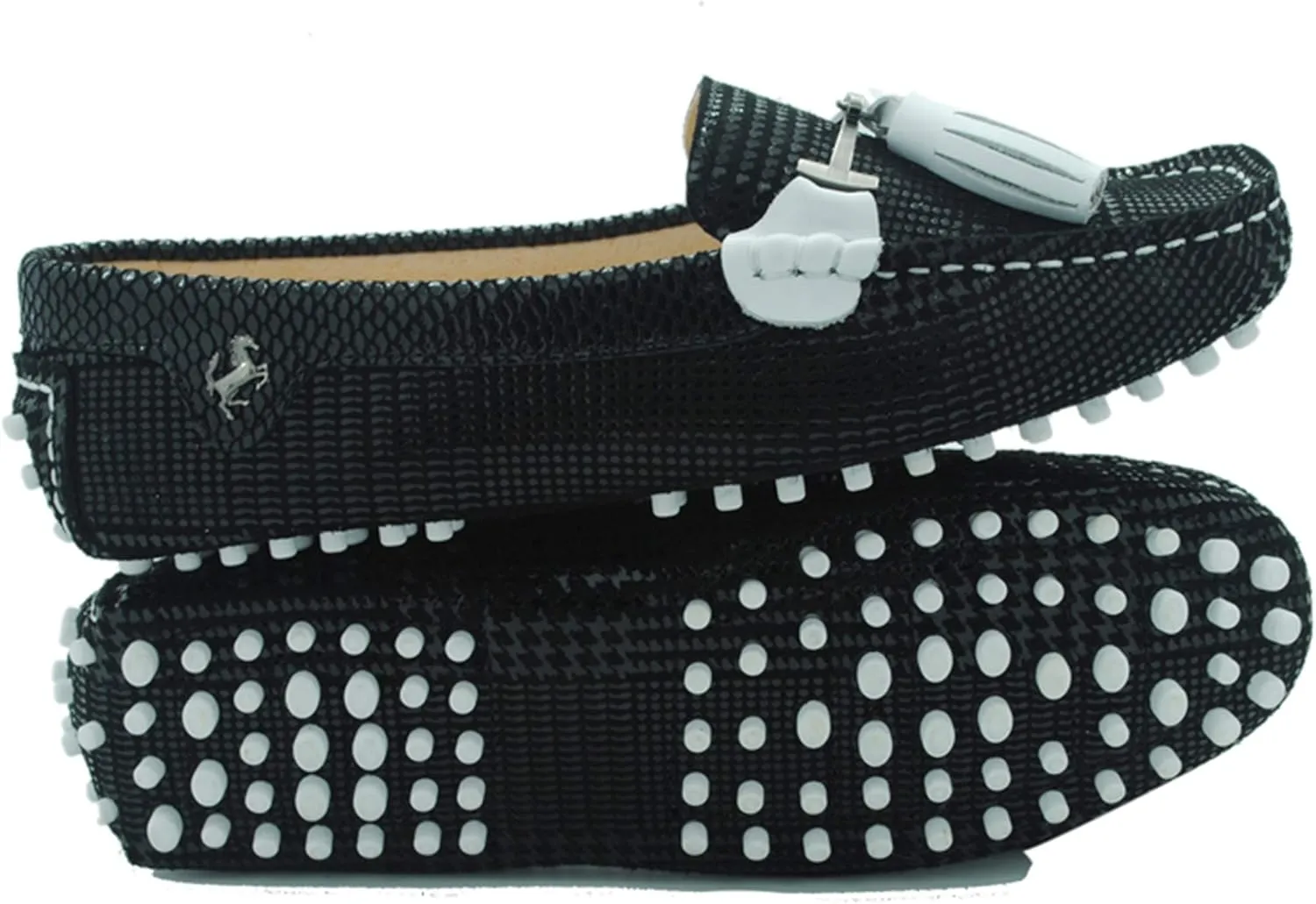 Minishion Summer Loafers for Women Tassel Driving Shoes YB96019