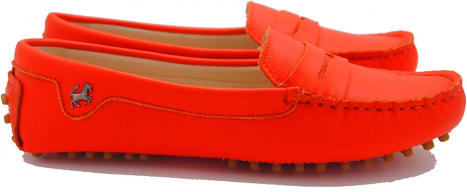 Minishion Womens Penny Loafers Quality Leather Dress Slip-ons Flats YB96018