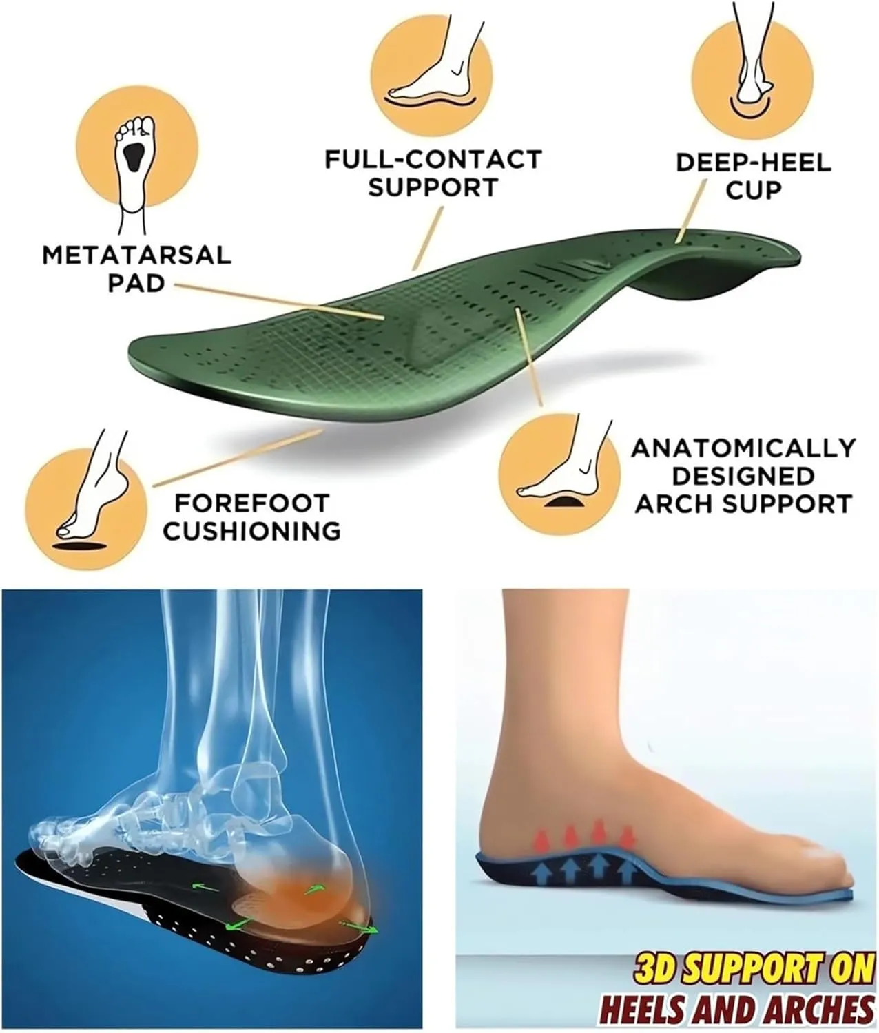 Mmoneyake Orthopedic Shoes for Women Arch Support Breathable Soft Shoes Comfy Walking Anti-Skid Sports Shoes Slip-On Breathable Mesh Trainers Casual Sneakers Footwear