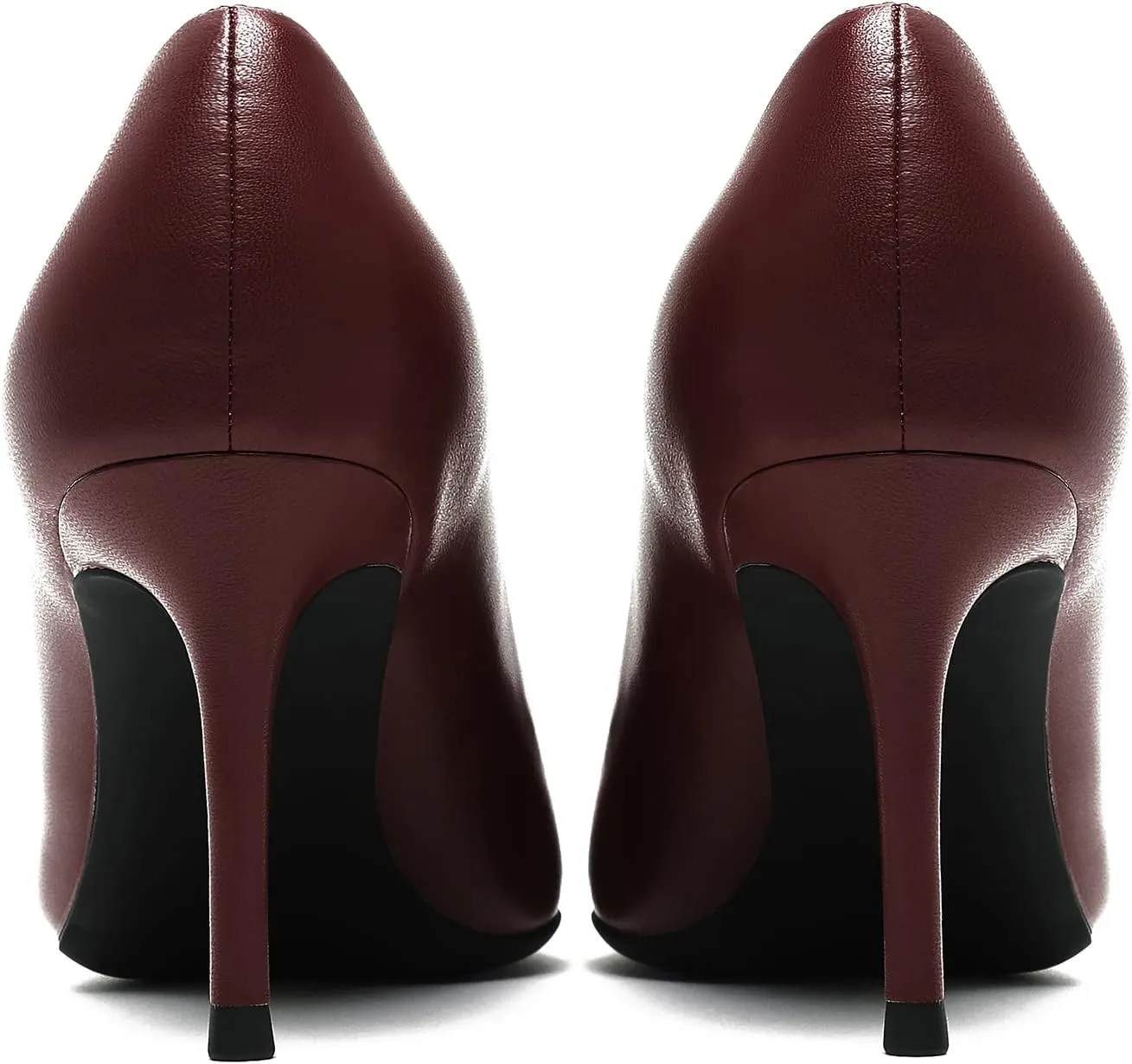 MOOMMO Women Classic High Heels Pumps Shoes Pointed Toe Slip On Satin Heels Stiletto Dress Shoes Pointed Closed Toe 3" Kitten Heel Sandals Office Ladies Bridal Wedding Party Formal Basic 4-13 M US