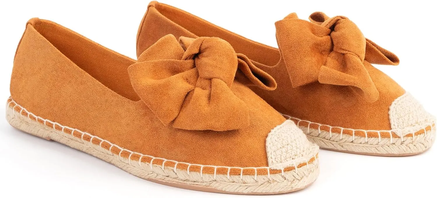 MUSSHOE Espadrilles for Women Flats Dressy Comfort Flat Closed Toe