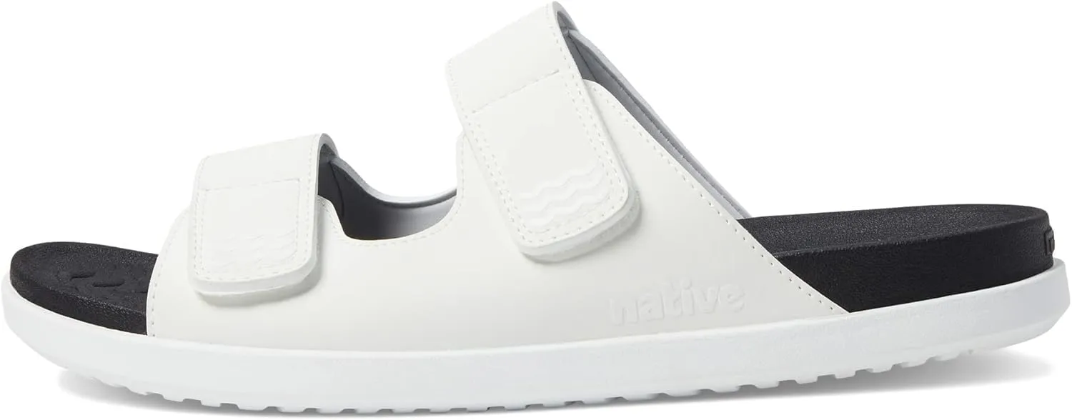 Native Shoes Frankie Sugarlite Sandal for Men, and Women - Satin PU and EVA Upper, Hook-Loop Closure, Round Toe and Slip-On Style