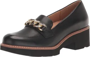 Naturalizer Women's Desi Chain Detail Lug Sole Heel Loafer