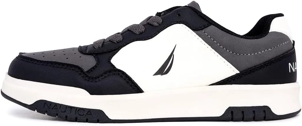Nautica Boys Low-Top Sneakers, Basketball Tennis Shoes for Kids, Outdoor School Running Shoes - Sizes for Big Kid/Little Kid