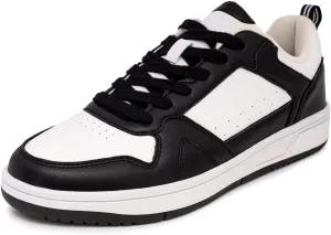 Nautica Men's Classic Low-Top Sneakers – Retro Lace-Up Casual Shoes for Tennis and Basketball-Inspired Style