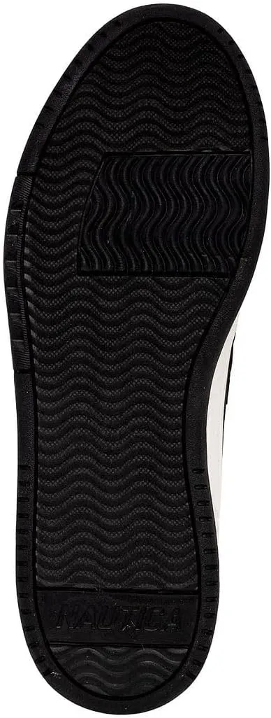 Nautica Men's Classic Low-Top Sneakers – Retro Lace-Up Casual Shoes for Tennis and Basketball-Inspired Style