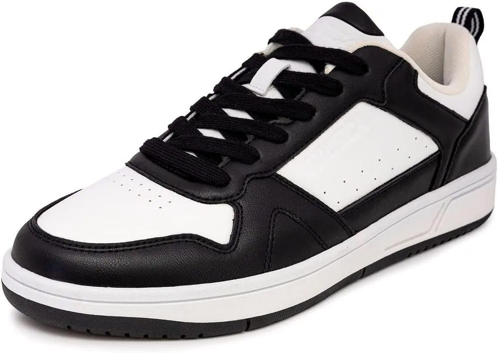 Nautica Men's Classic Low-Top Sneakers – Retro Lace-Up Casual Shoes for Tennis and Basketball-Inspired Style
