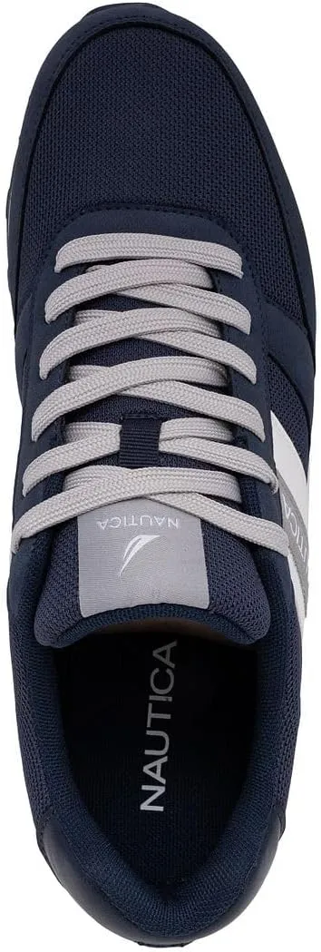Nautica Men's Lace-Up Sneakers – Casual, Stylish, and Comfortable for Walking