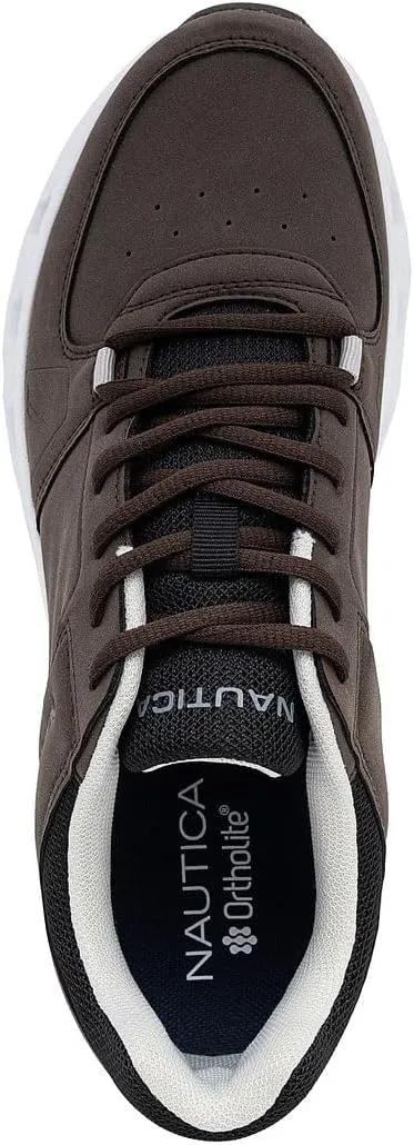 Nautica Mens Running Sneakers Sport Fashion Lace-Up Athletic Soft Shoes for Gym Tennis Men – Cushioned, Breathable, Lightweight & Comfortable