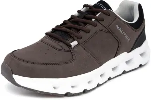 Nautica Mens Running Sneakers Sport Fashion Lace-Up Athletic Soft Shoes for Gym Tennis Men – Cushioned, Breathable, Lightweight & Comfortable