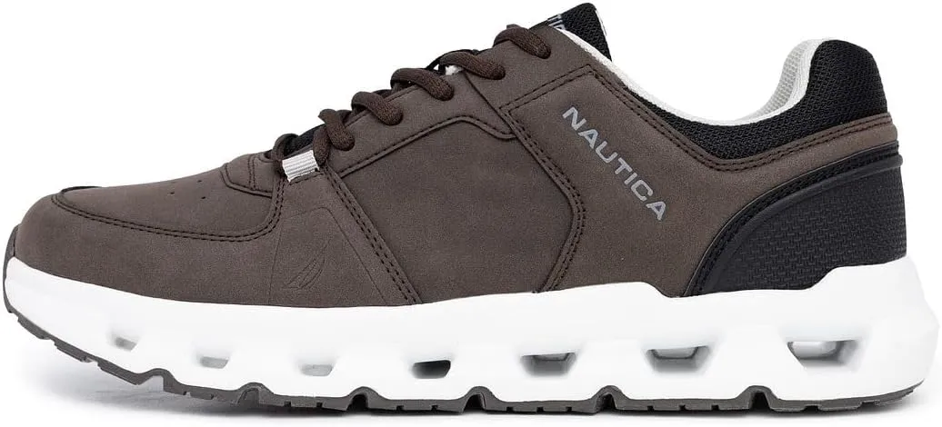 Nautica Mens Running Sneakers Sport Fashion Lace-Up Athletic Soft Shoes for Gym Tennis Men – Cushioned, Breathable, Lightweight & Comfortable