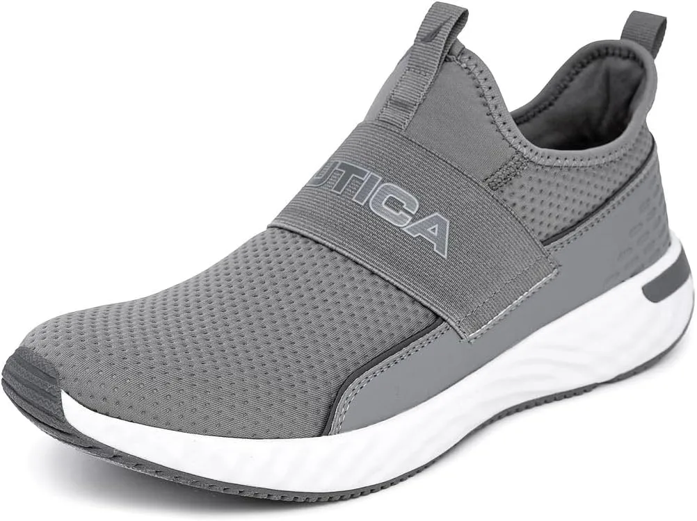 Nautica Men's Slip-On Sneakers – Casual Fashion Shoes for Walking, in Medium & Wide Widths