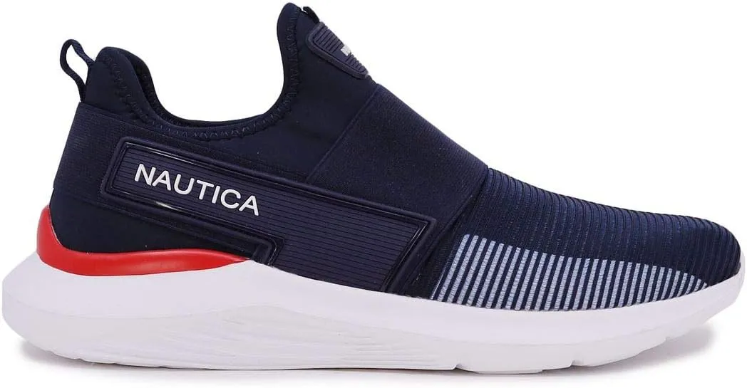 Nautica Men's Slip-On Sneakers – Casual Fashion Shoes for Walking, in Medium & Wide Widths