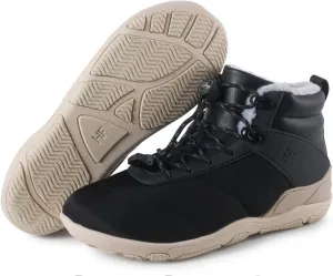 New HF Azura - Ergonomic Supportive Winter Barefoot Boots,Wide Toe Box, Minimalist Zero Drop Sole, Splash Proof and Breathable Upper Material Unisex