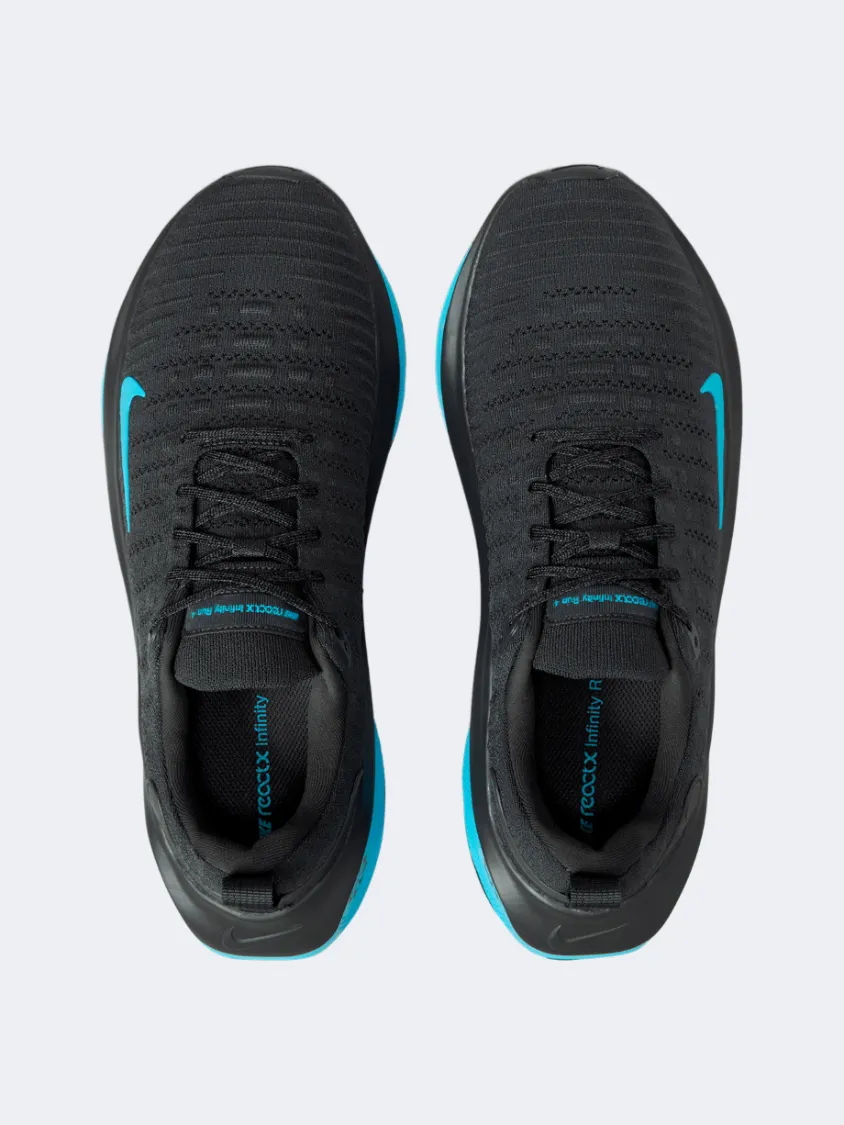 Nike React X Infinity Run 4 Men Running Shoes Anthracite/Blue