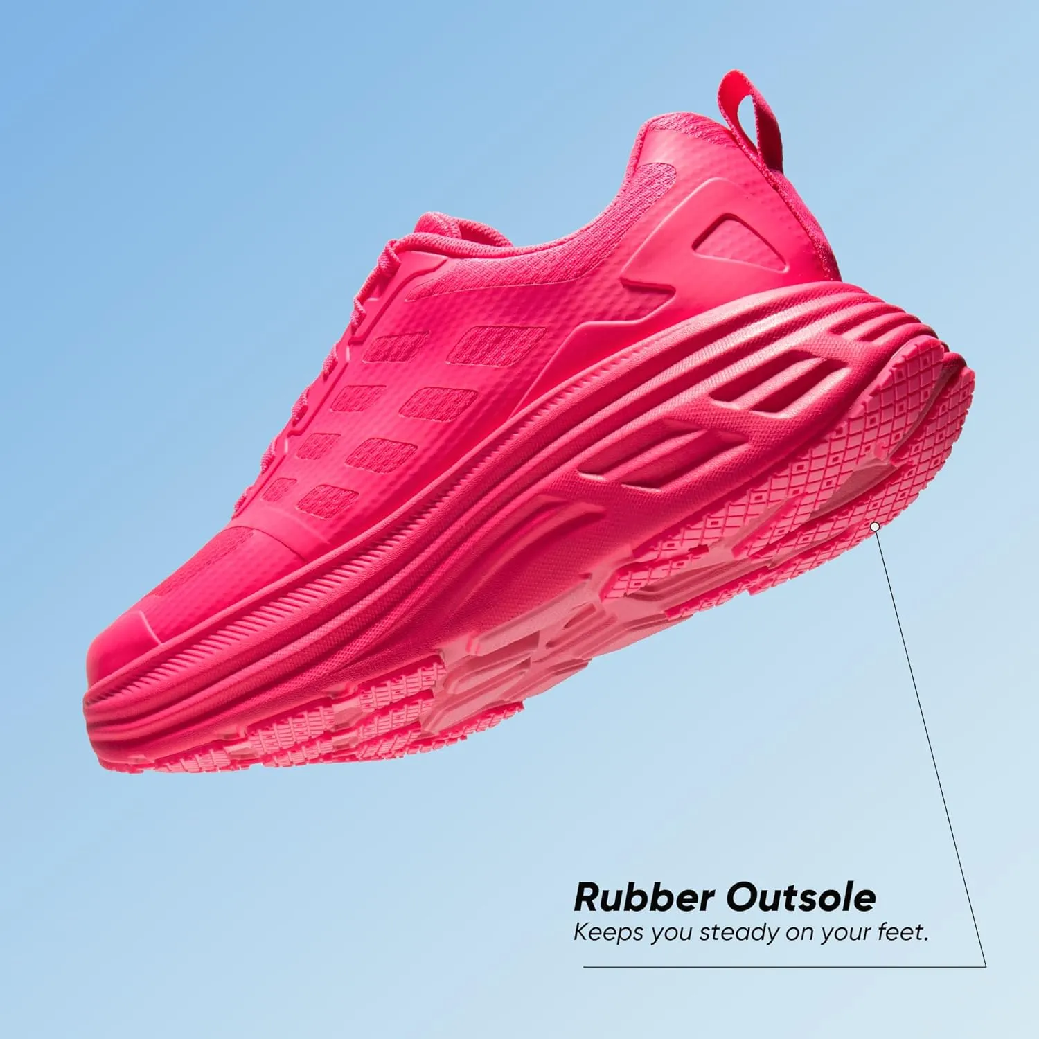 NORTIV 8 Women's Walking Shoes Cushion Running Tennis Shoes ActiveFloat Non-Slip Comfortable Breathable Workout Gym Sports Athletic Fashion Sneakers