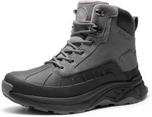 NORTIV 8 Women's Waterproof Hiking Boots Outdoor Trekking Camping Trail Hiking Boots