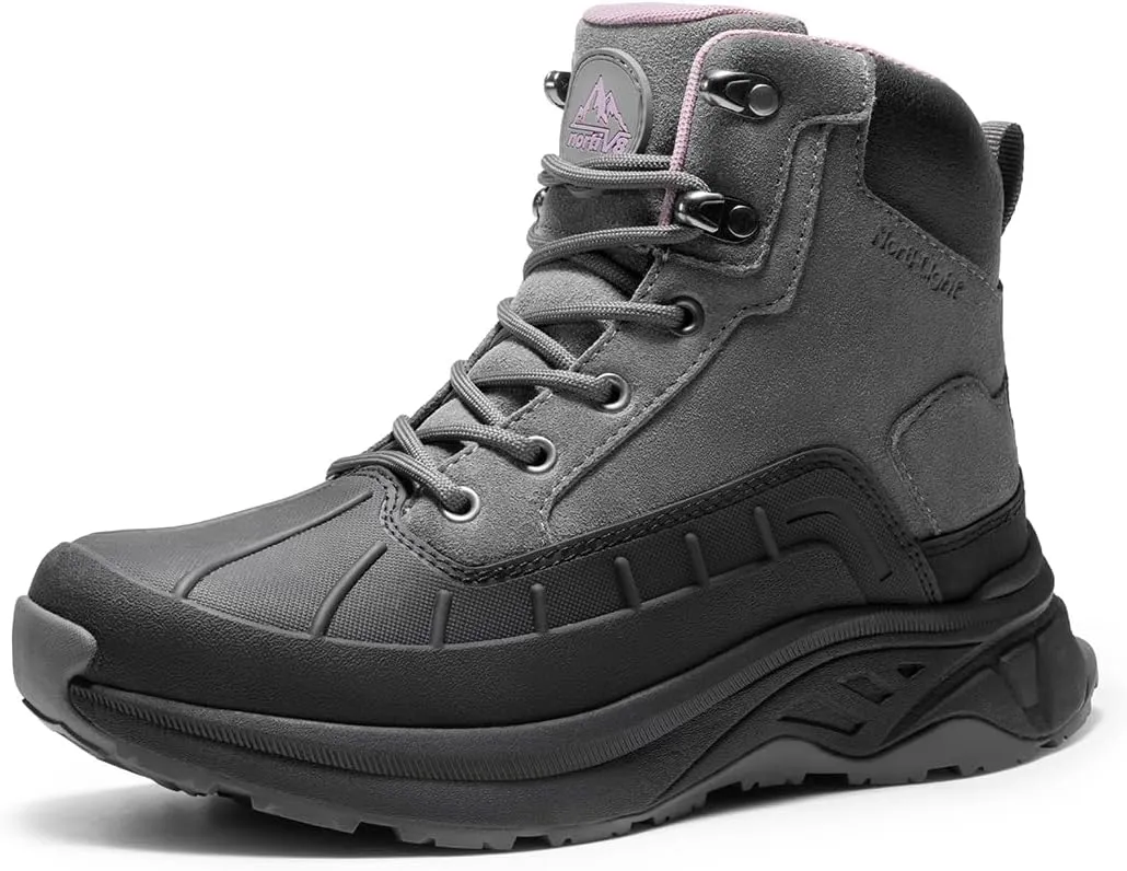 NORTIV 8 Women's Waterproof Hiking Boots Outdoor Trekking Camping Trail Hiking Boots