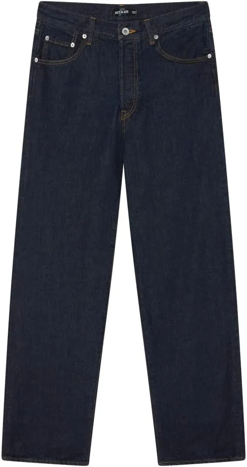 Not So Ape Wide Leg Denim Pants, All-Gender Unisex, Made in Japan