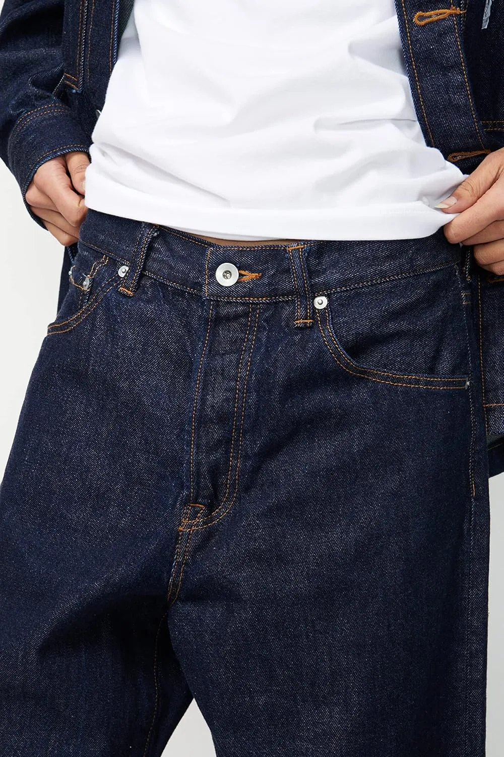 Not So Ape Wide Leg Denim Pants, All-Gender Unisex, Made in Japan