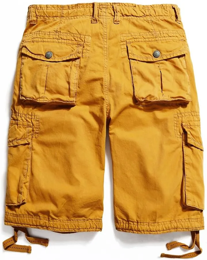 OCHENTA Men's Loose Fit Cargo Shorts with Multi Pockets