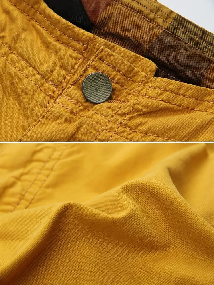OCHENTA Men's Loose Fit Cargo Shorts with Multi Pockets
