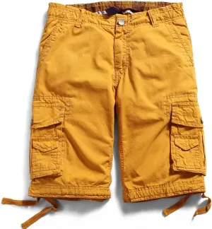 OCHENTA Men's Loose Fit Cargo Shorts with Multi Pockets