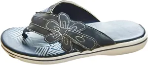 oiangi Womens Flower Flip Flop Sandals,Fashion Casual Comfort Thong Sandals Non-Slip Slippers for Beach