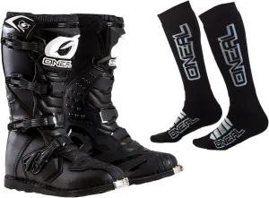 O'NEAL Rider Boots with Pro MX Socks Combo