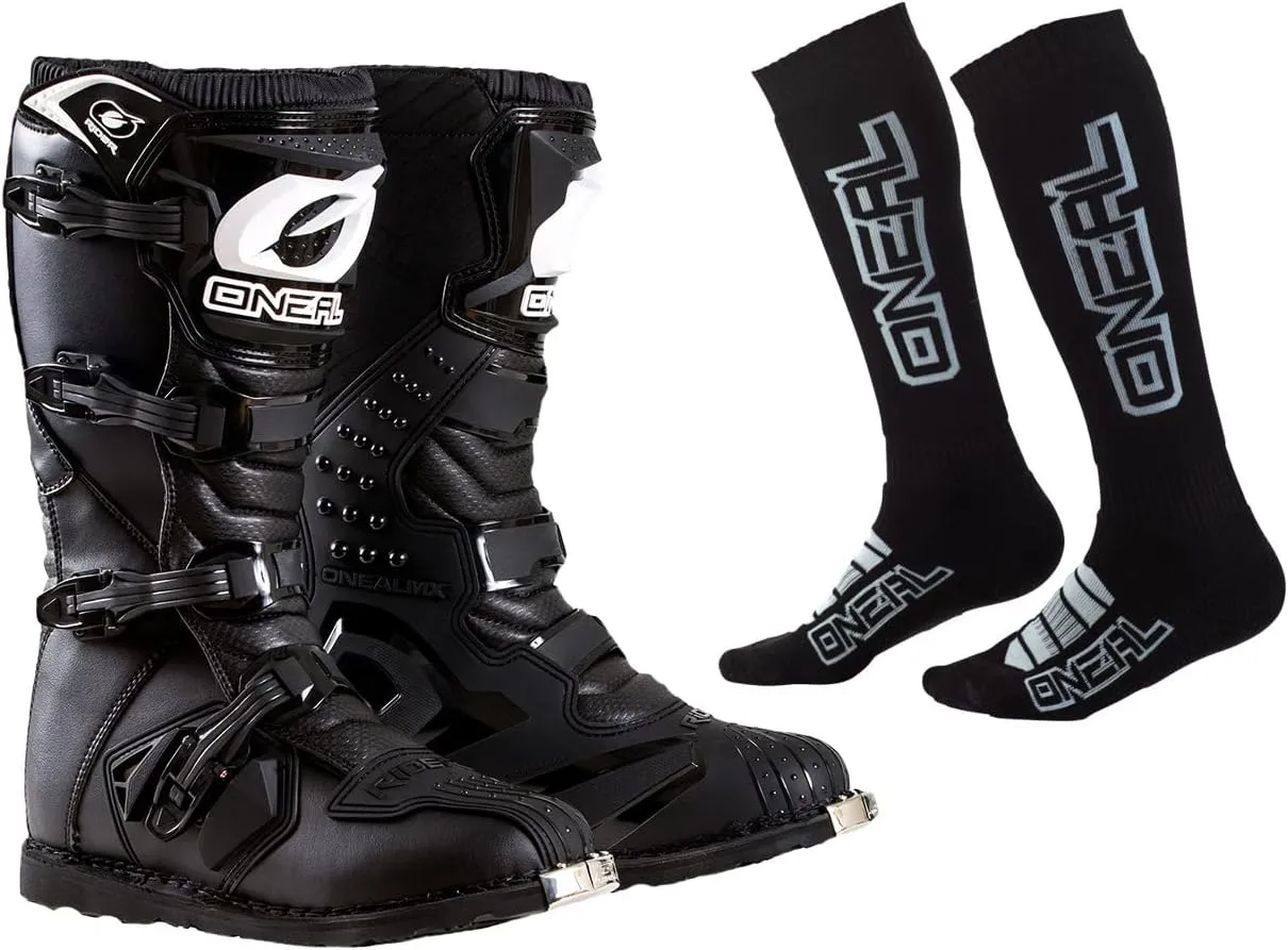 O'NEAL Rider Boots with Pro MX Socks Combo