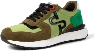 OPP Suede Leather Sneakers for Men Lace-up Fashion Casual Shoes Athletic Tennis Running Sports Gym