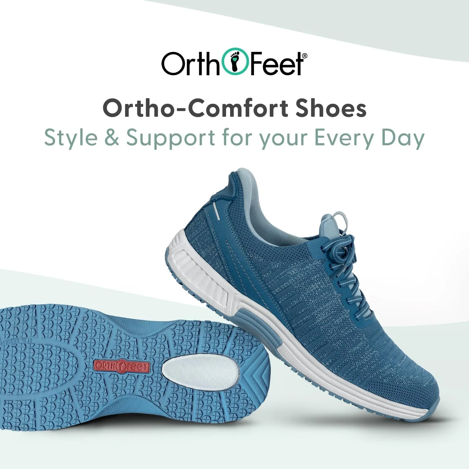 Orthofeet Men's Orthopedic Knit Yari Hands-Free Sneakers